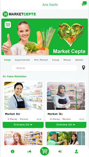 Market Cepte ekran görüntüsü