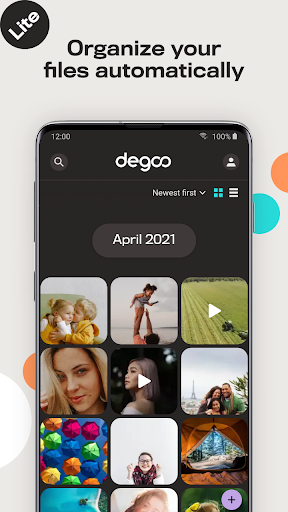 Degoo: 100 GB Bulut Depolama ekran görüntüsü
