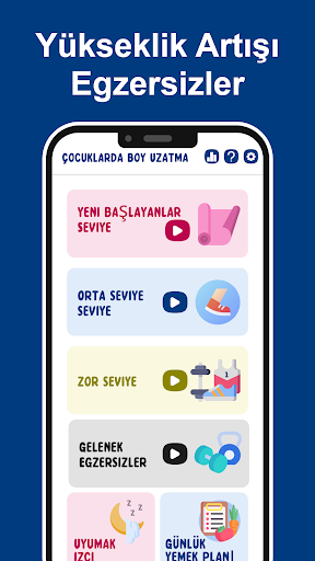 Boy uzatma egzersizleri çoçuk ekran görüntüsü