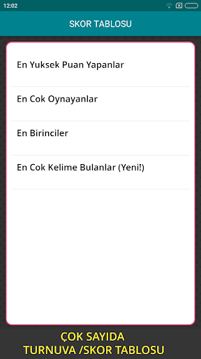 Kelime Bul ekran görüntüsü