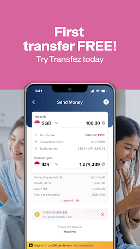 Transfez - Money Transfer ekran görüntüsü