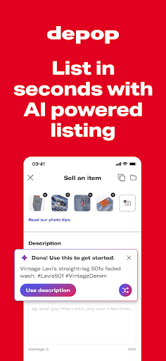 Depop - Buy & Sell Clothes ekran görüntüsü