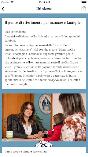 Mamma che info ekran görüntüsü