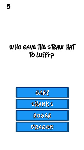 One Piece Quiz ekran görüntüsü