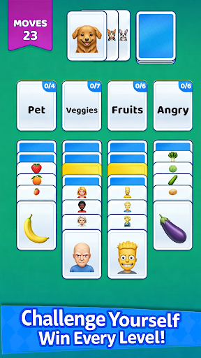 Emoji Solitaire ekran görüntüsü