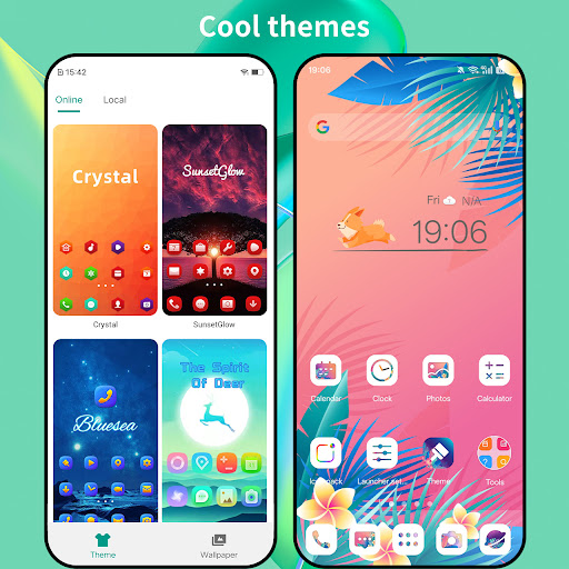 Super P Launcher, Theme ekran görüntüsü