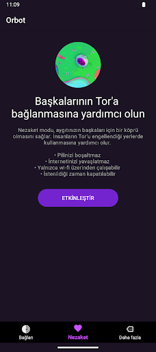 Orbot: Android için Tor ekran görüntüsü