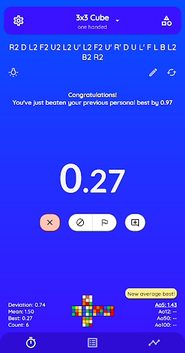 Twisty Timer ekran görüntüsü