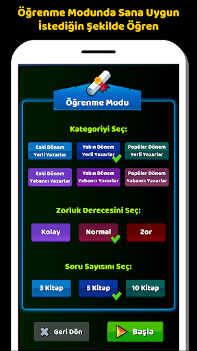 Eser Yazar Eşleştirme Oyunu ekran görüntüsü