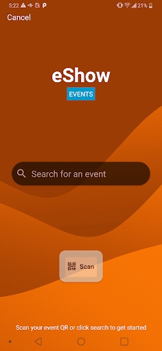 eShow Events ekran görüntüsü