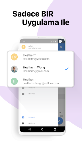 MailTime E-posta: Email Inbox ekran görüntüsü