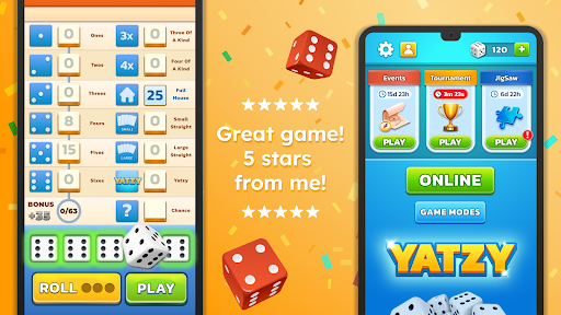 Yatzy - Fun Classic Dice Game ekran görüntüsü