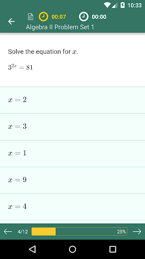Algebra 2 Practice & Prep ekran görüntüsü