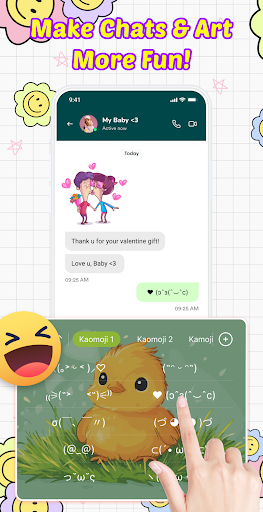 Keyboard Themes: Fonts & Emoji ekran görüntüsü