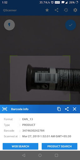 QScanner+: QR code & Barcode s ekran görüntüsü