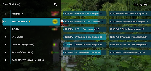 M3U IPTV ekran görüntüsü