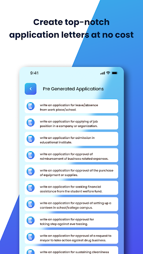 AI Application Letter Maker ekran görüntüsü