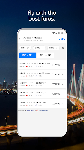 IndiGo Flight Ticket Booking ekran görüntüsü