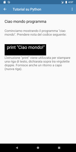 Python Italiano ekran görüntüsü