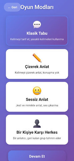 Tabuu - Yasaklı Kelime Oyunu ekran görüntüsü