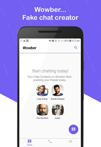 Fake Chat Maker - Wowber Prank ekran görüntüsü