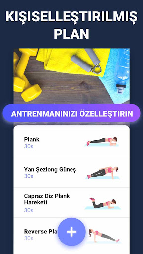 Evde Plank Egzersizleri ekran görüntüsü