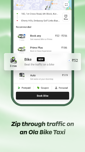 Ola: Book Cab, Auto, Bike Taxi ekran görüntüsü