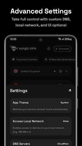 Ninja VPN - Fast & Secure VPN ekran görüntüsü