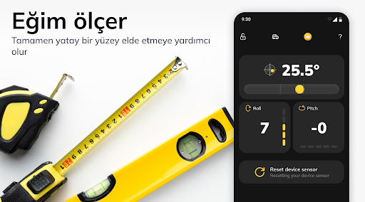LVL Aracı: Açı Ölçer ekran görüntüsü