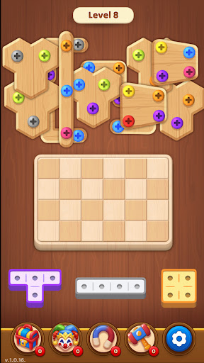 Wood Block: Screw Puzzle ekran görüntüsü