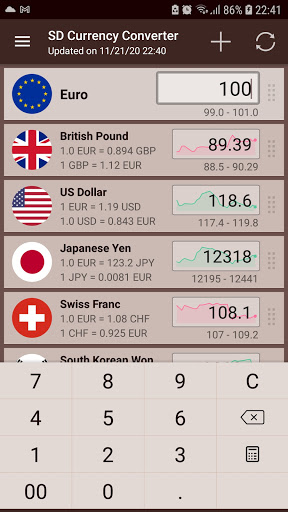 SD Currency Converter ekran görüntüsü