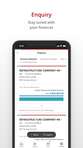 BOCHK iGTB MOBILE ekran görüntüsü
