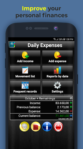Daily Expenses 2 ekran görüntüsü