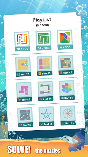 Puzzle Aquarium ekran görüntüsü