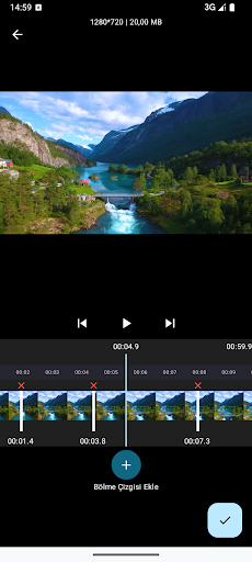 EasySplit -Videoyu böl ve kırp ekran görüntüsü