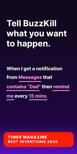 BuzzKill Notification Manager ekran görüntüsü