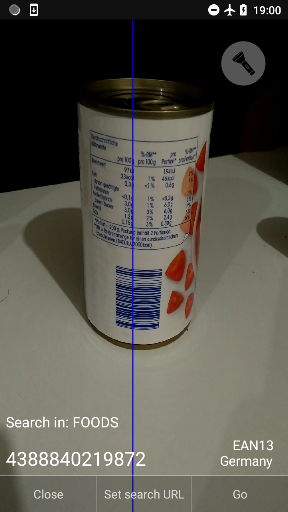 Ürün Tarayıcı - Barkodlu ekran görüntüsü