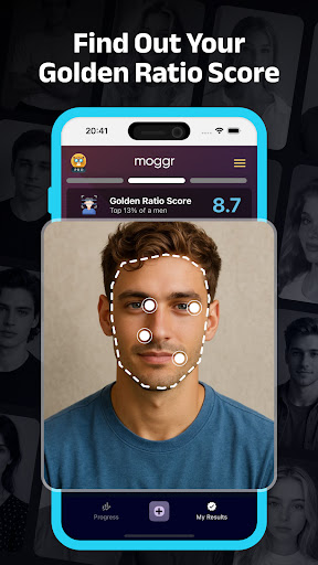 Moggr - Haircut & Looksmax AI ekran görüntüsü