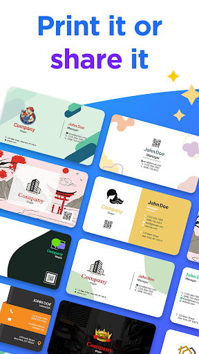 Business Card Maker: Logo & QR ekran görüntüsü