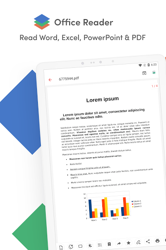 Office Reader - PDF,Word,Excel ekran görüntüsü