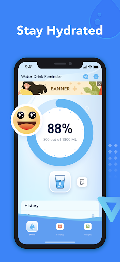 Hydro+: Fasting & Water Alarms ekran görüntüsü