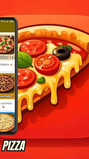 Recetas de Pizza ekran görüntüsü