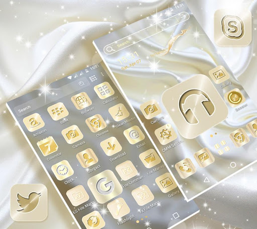 Silk Milky White Theme ekran görüntüsü