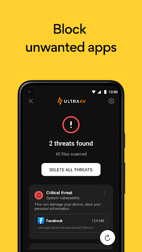 UltraAV: Antivirus Security ekran görüntüsü