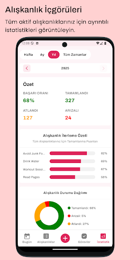 Habit Tracker - HabitGenius ekran görüntüsü
