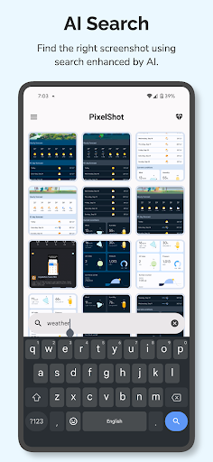 AI Screenshot Finder PixelShot ekran görüntüsü