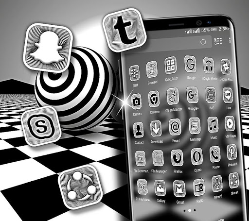 Illusion Launcher Theme ekran görüntüsü