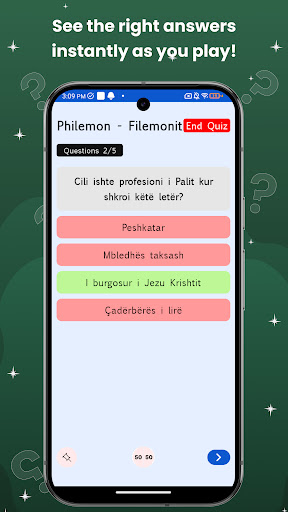 Albanian Bible Quiz ekran görüntüsü