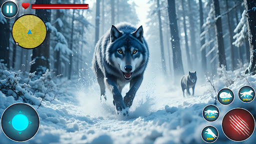 Wolf Simulator: Wild Hunt Game ekran görüntüsü