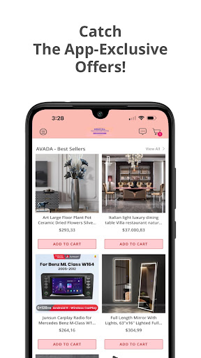 Sandrel Online Store ekran görüntüsü